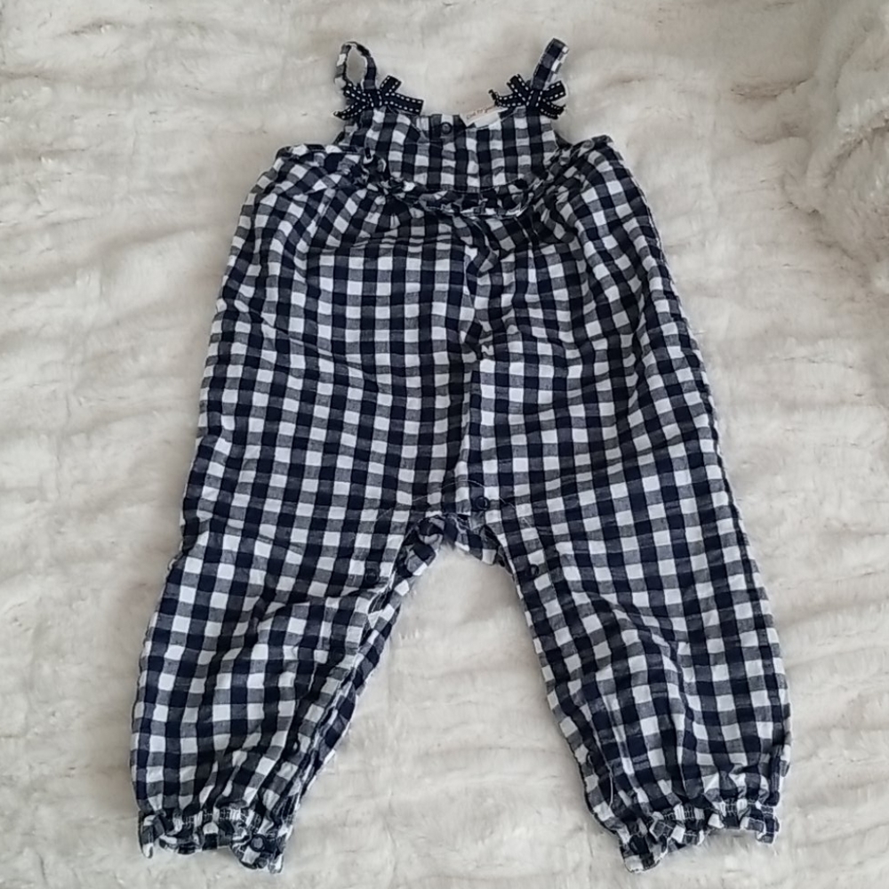 Blue and white jumper infant 12m